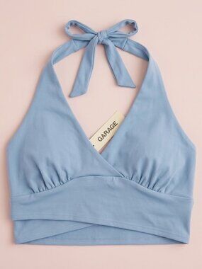 NWT‎ Garage Blue Halter Top